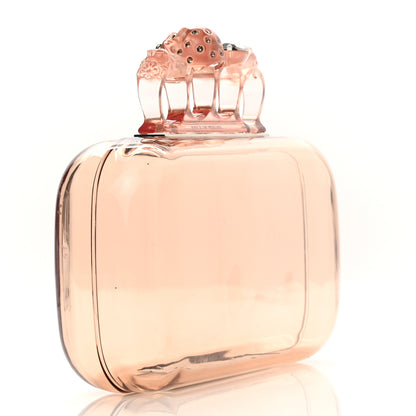 Alexander McQueen Plexi Skull Four Ring Clutch Blush 3 of 6
