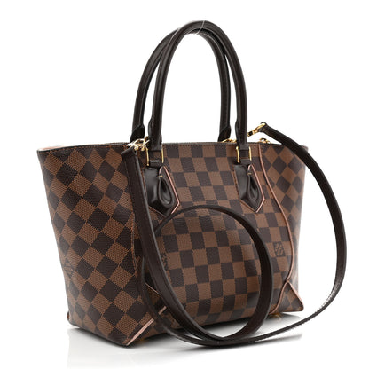 Louis Vuitton Damier Ebene Caissa Tote PM Rose Ballerine 3 of 12