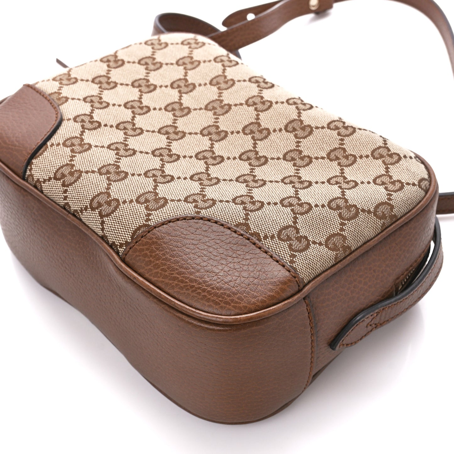 Monogram Mini Bree Messenger Bag Beige Tabacco