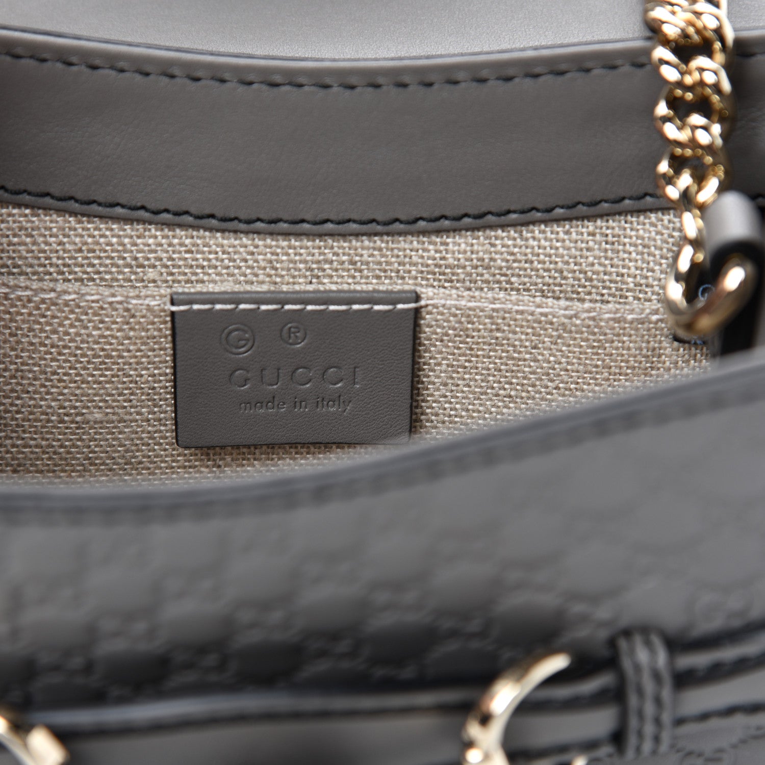 Gucci Soft Microguccissima Mini Emily Chain Shoulder Bag Loess 8 of 10