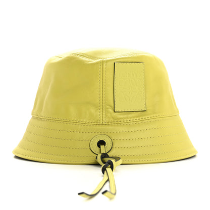 Loewe Lambskin Bucket Hat 57 Lime Yellow 6 of 8