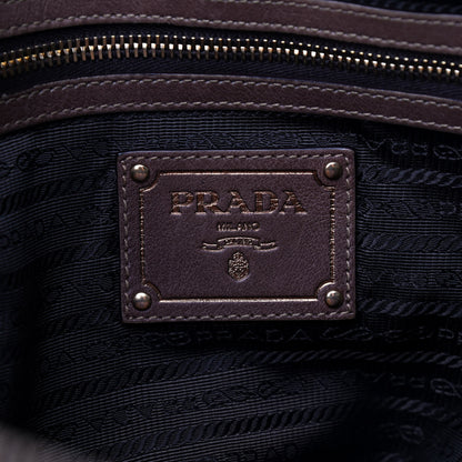 Prada Soft Calf Chain Bag Bambu 6 of 16