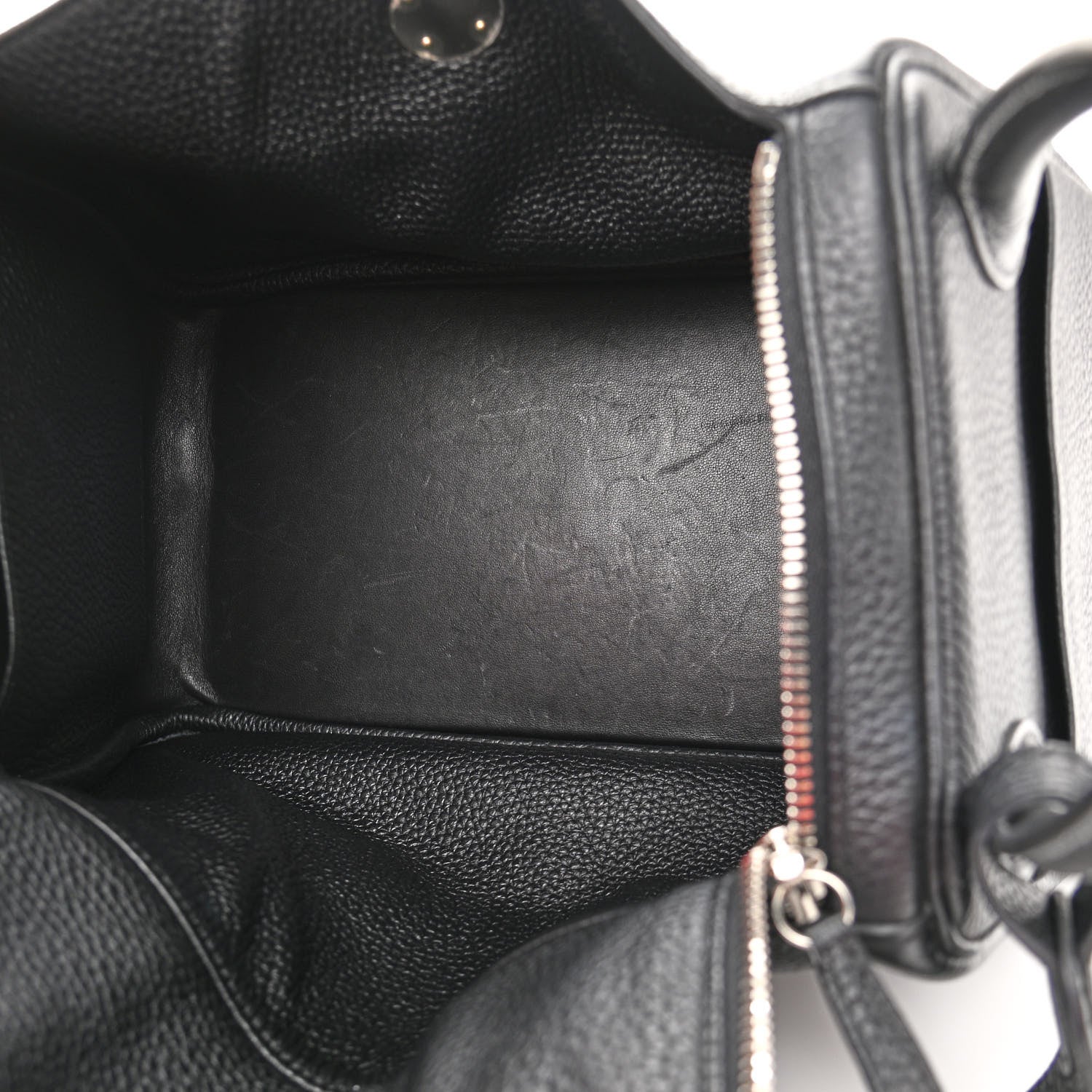 Hermes Taurillon Clemence Lindy 30 Black 5 of 11