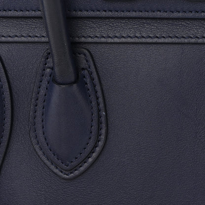 Celine Smooth Calfskin Nano Luggage Navy Blue 16 of 16