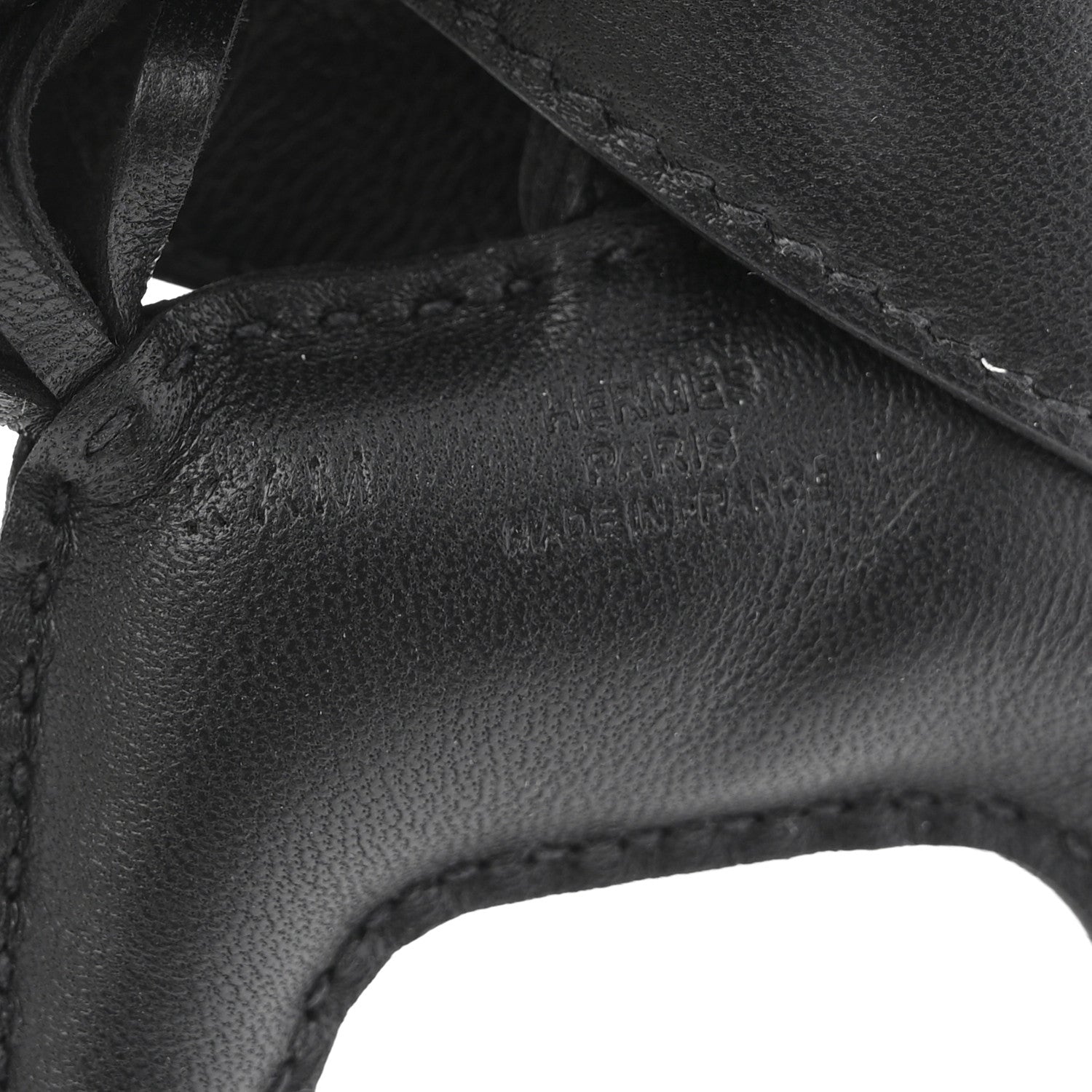 Hermes Milo Lambskin Studded Grigri Rodeo Robeo Rock Horse Bag Charm PM Black 4 of 5