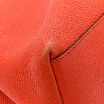 Gucci Pebbled Calfskin Medium Soho Chain Shoulder Bag Sun Orange 12 of 17