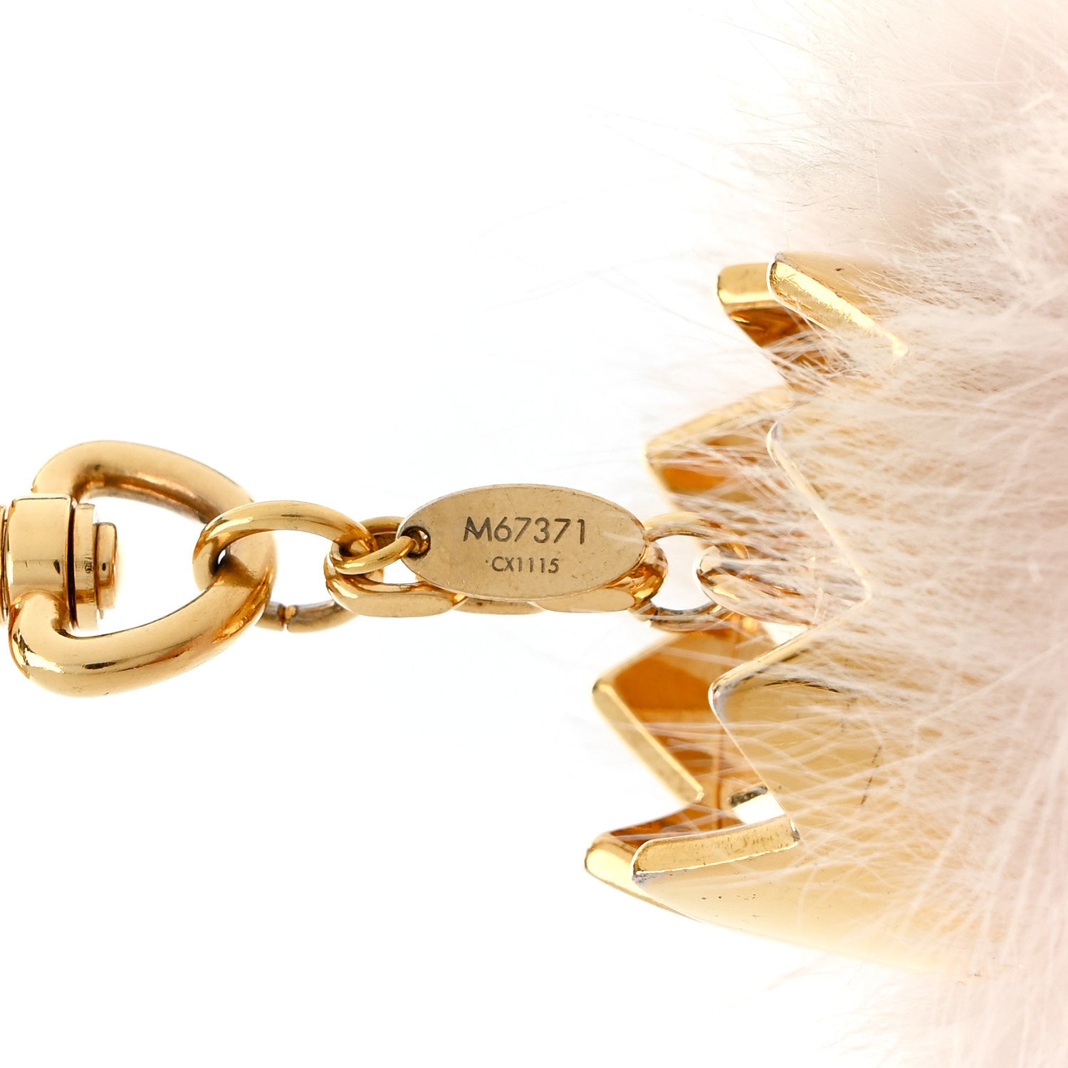 Louis Vuitton Fuzzy Bubble Bag Charm Light Pink 5 of 6