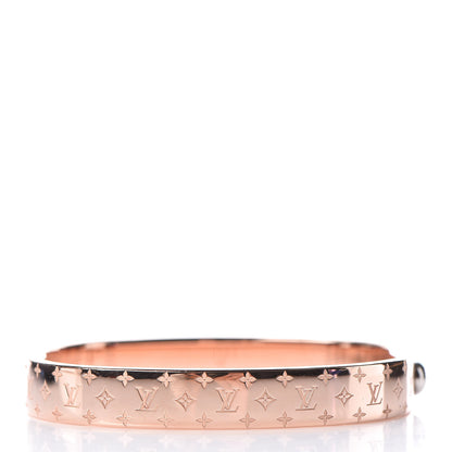 Louis Vuitton Nanogram Cuff M Pink Gold 3 of 6