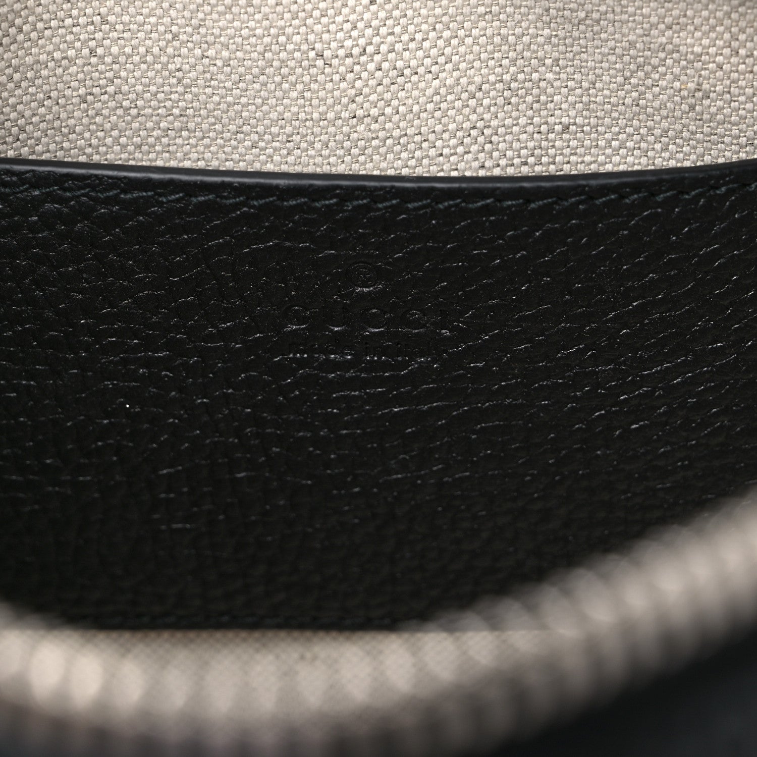 Gucci Piuma Calfskin Jumbo GG Embossed Mini Duffle Bag Black 6 of 8