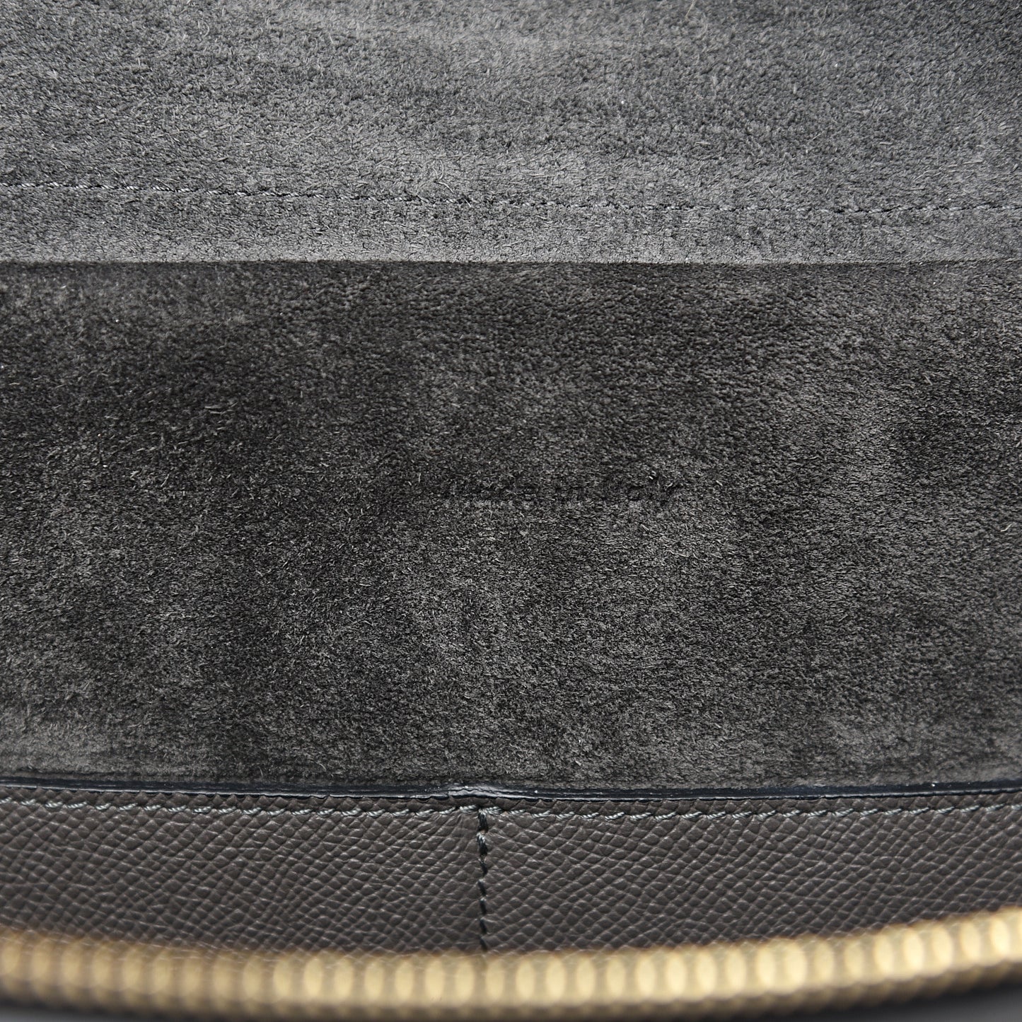 Grained Calfskin Mini Belt Bag Grey