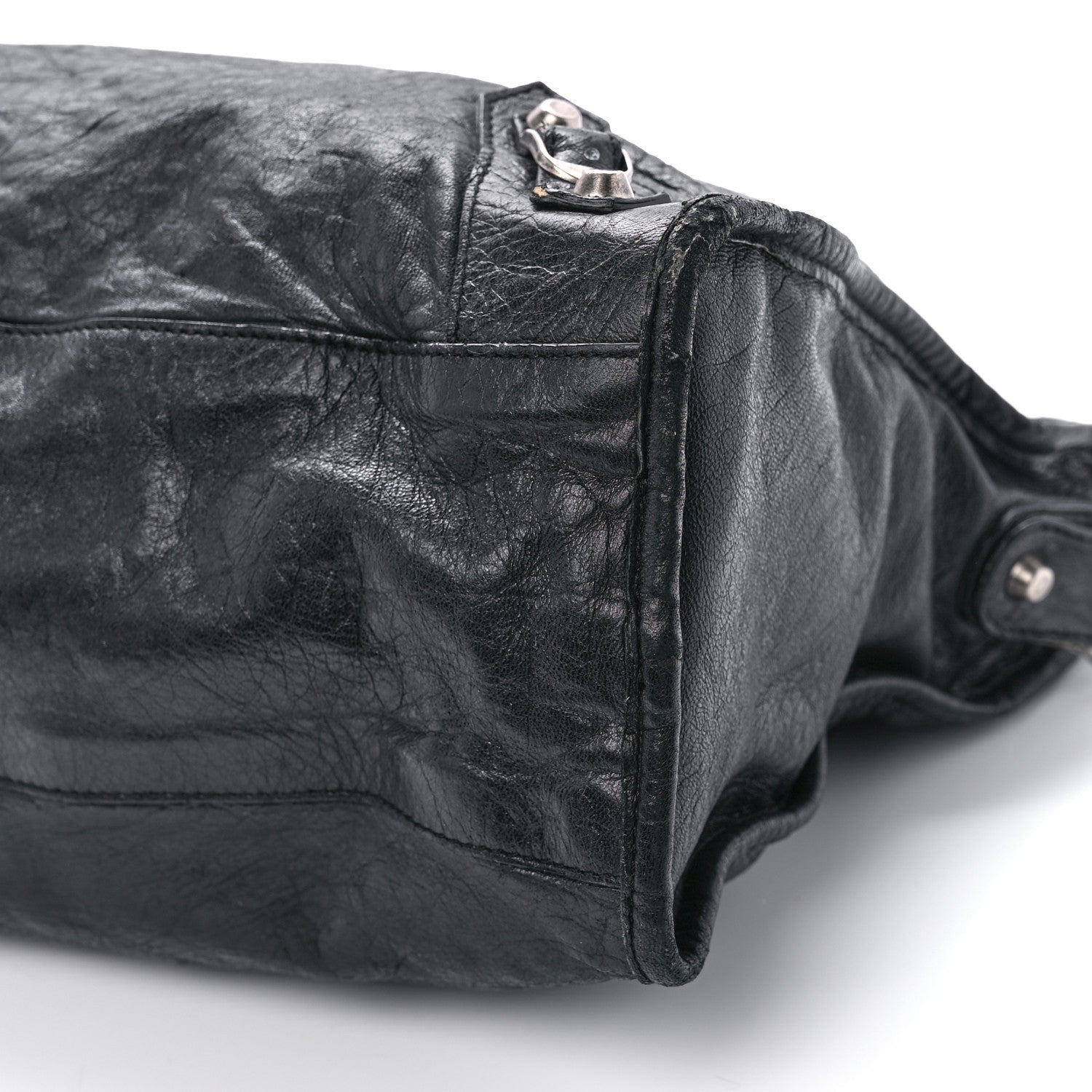 Balenciaga Agneau Classic Silver Hardware City Black 9 of 13