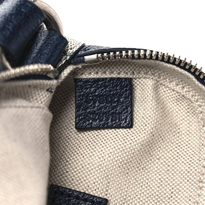Gucci GG Supreme Monogram Textured Calfskin Web Mini Ophidia Messenger Beige Blue 7 of 10