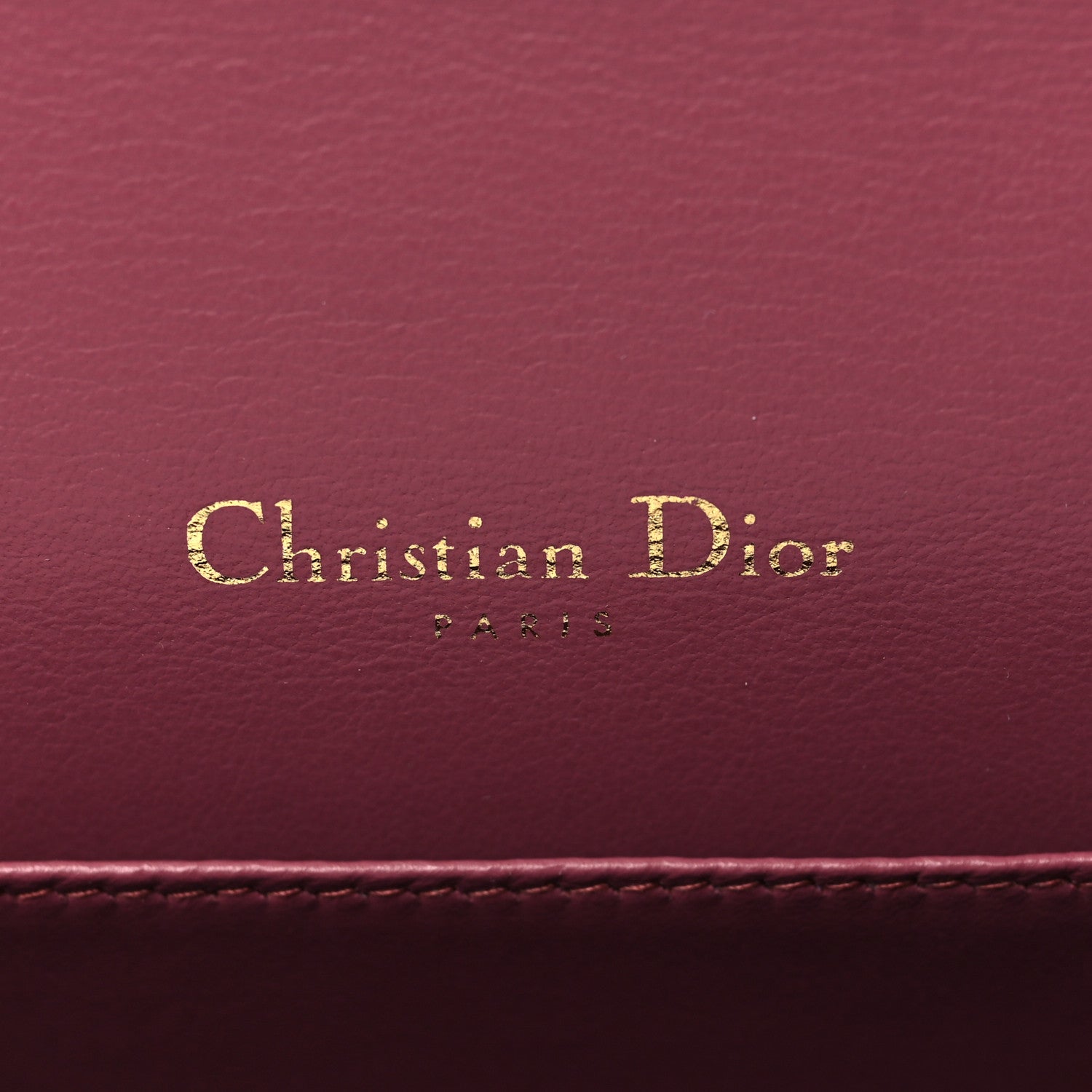 Christian Dior Patent Cannage Lady Dior Clutch Red 7 of 7
