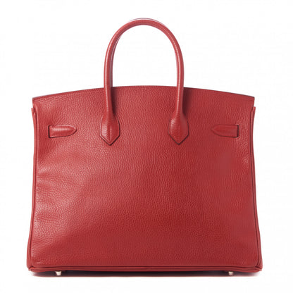 Hermes Ardennes Birkin 35 Rouge Vif 3 of 29