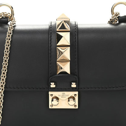 Valentino Garavani Vitello Small Glam Lock Rockstud Flap Black 9 of 10