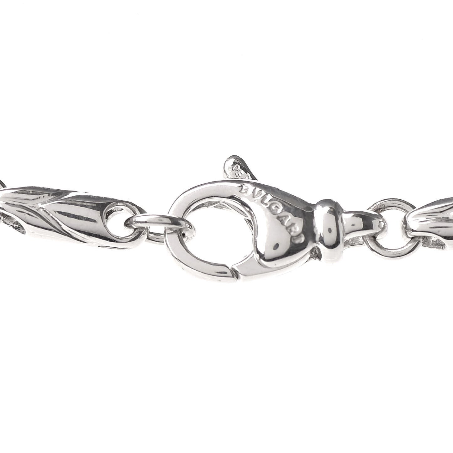 18K White Gold Passo Doppio Necklace