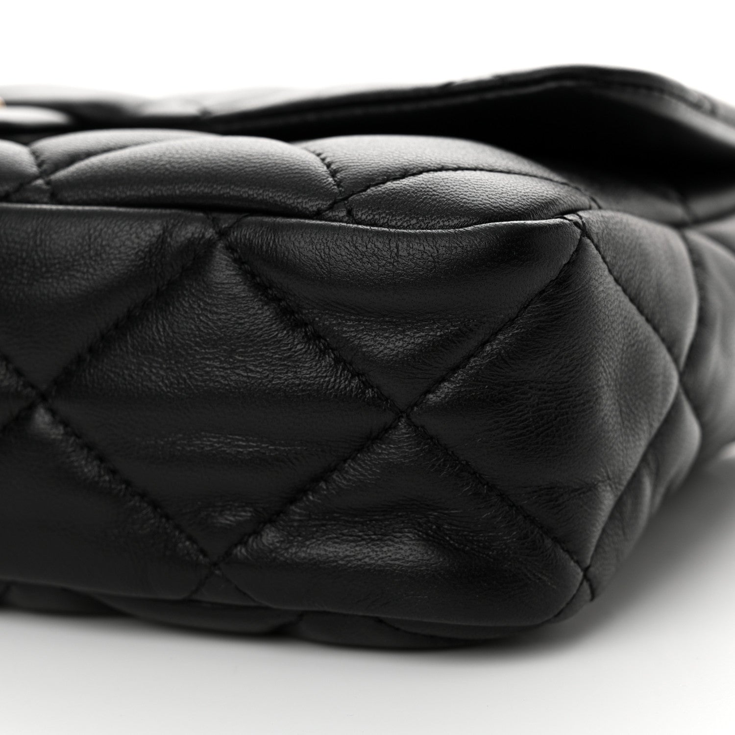 Chanel Lambskin Quilted Large CC Funky Town Flap Black 10 of 10