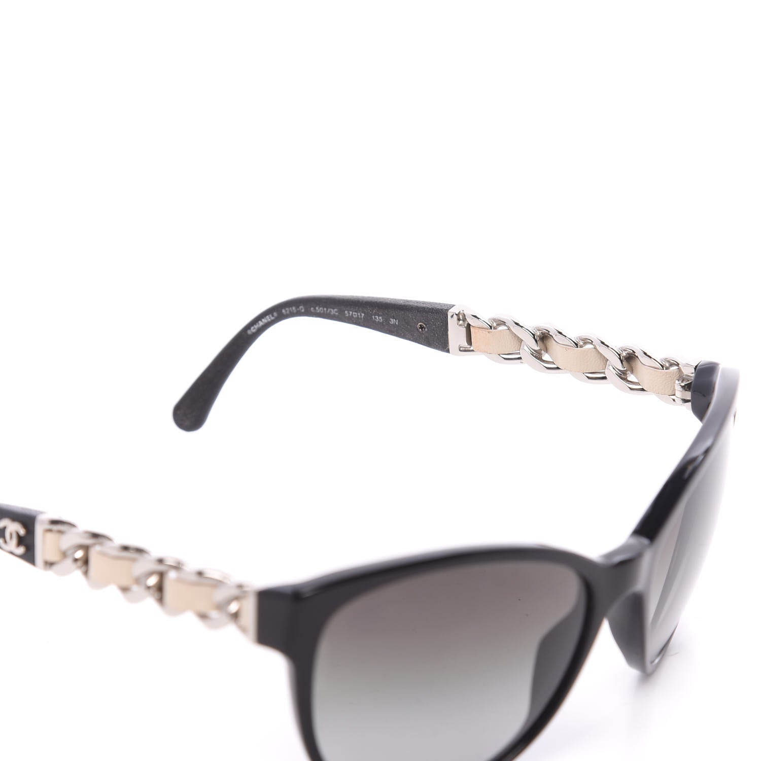 Chanel CC Chain Sunglasses 5215Q Black 5 of 8