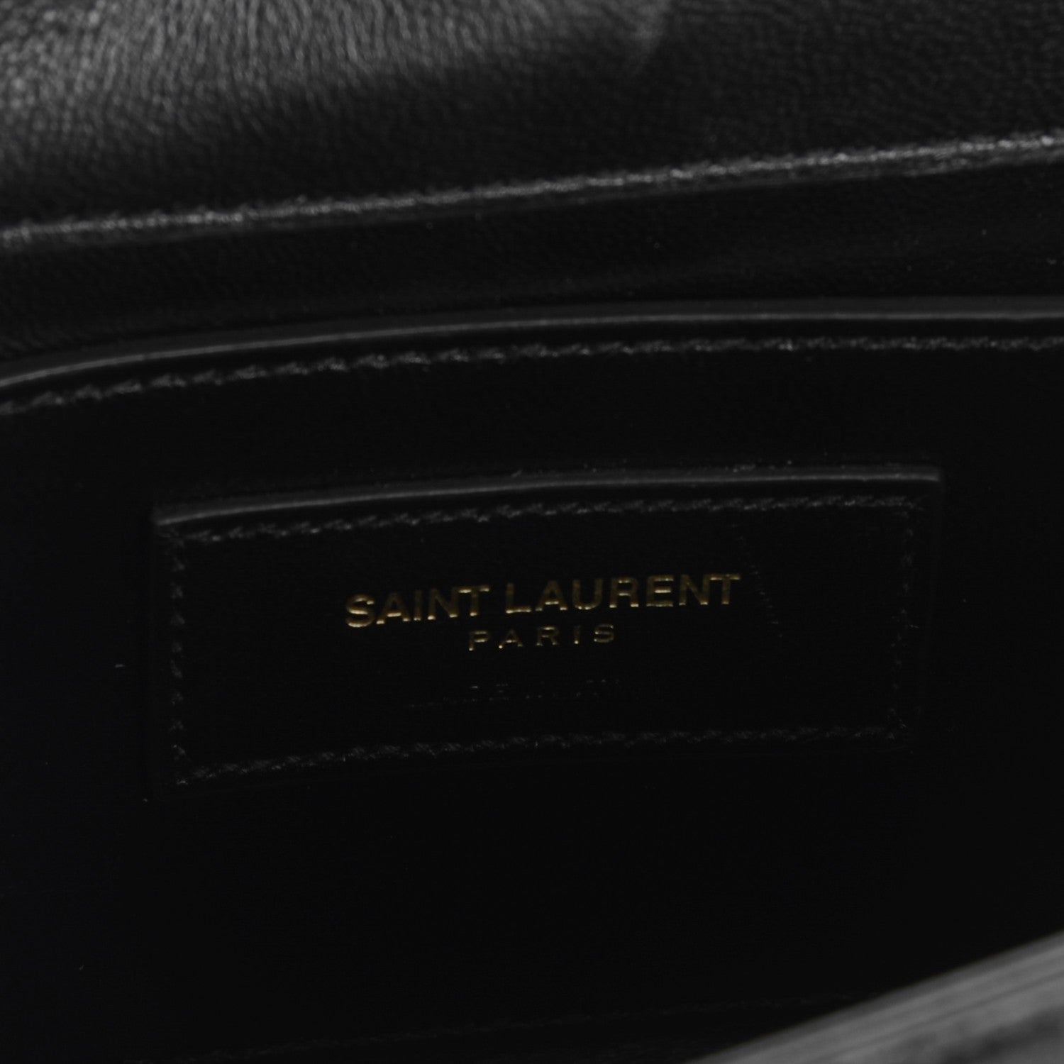 Saint Laurent Suede Small Classic Monogram Kate Tassel Satchel Black 6 of 6