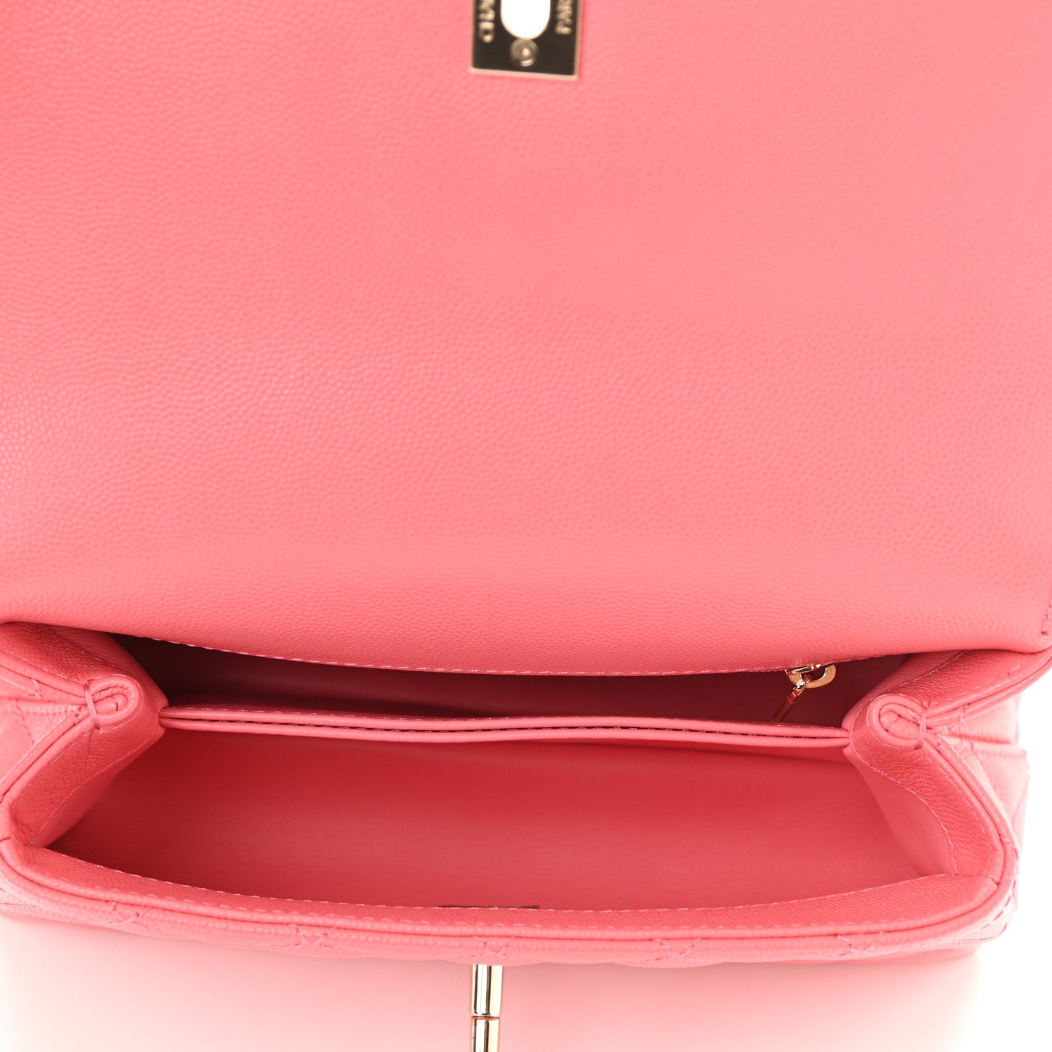 Chanel Caviar Quilted Mini Coco Handle Flap Pink 5 of 11