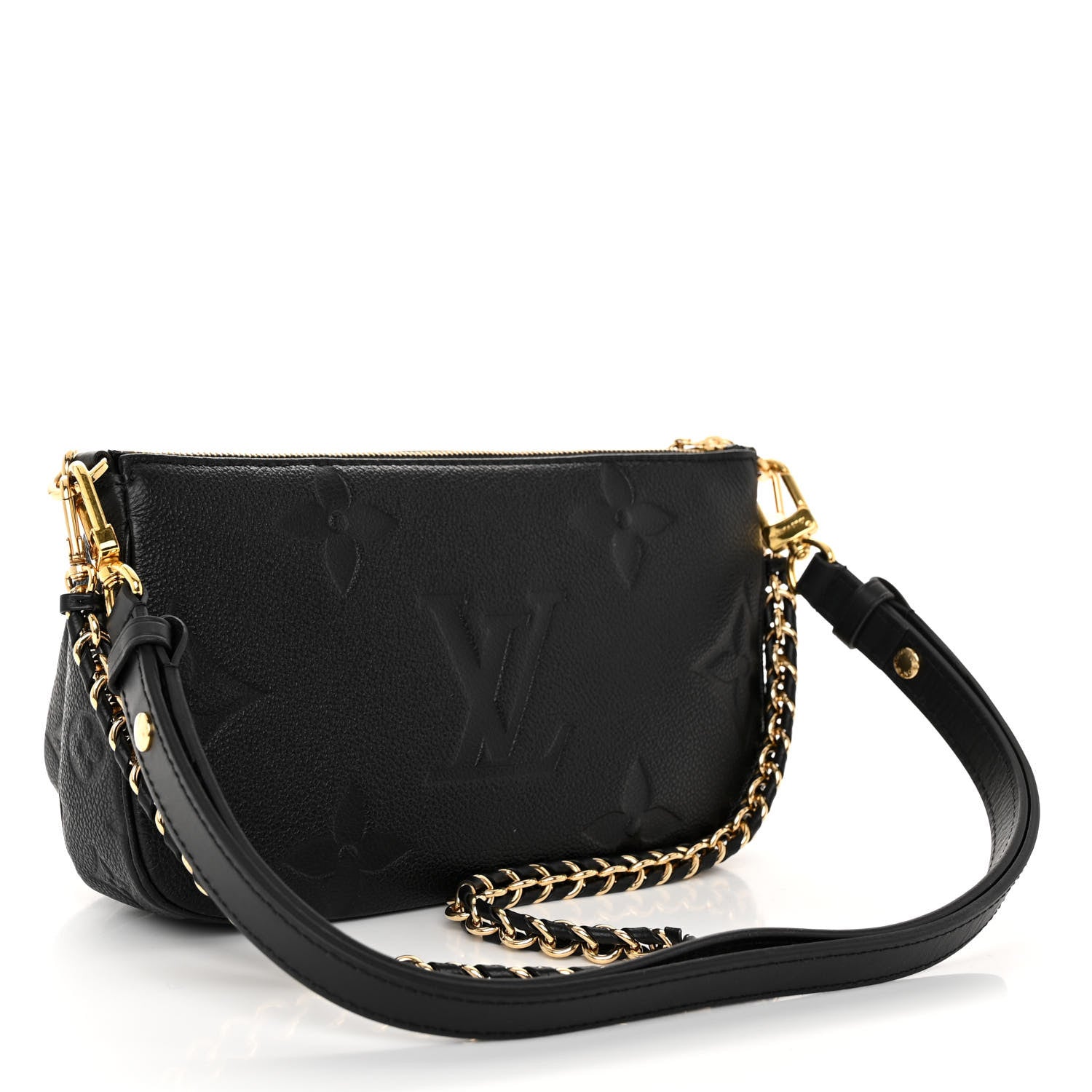 Louis Vuitton Empreinte Monogram Giant Multi Pochette Accessories Black 3 of 9