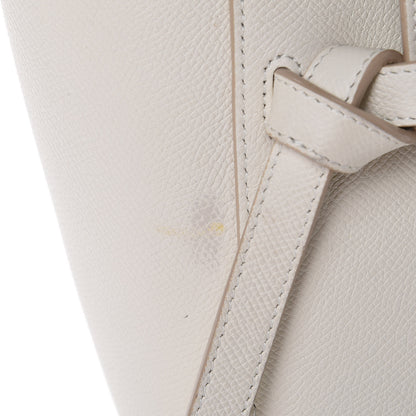 Celine Baby Grained Calfskin Micro Belt Bag White 19 of 19