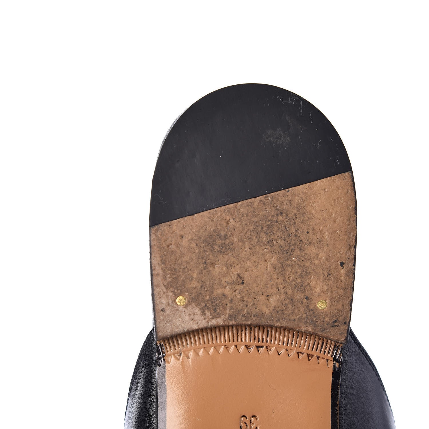 Gucci Calfskin Womens Princetown Slippers 39 Black 13 of 14