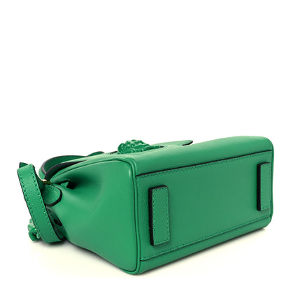 Versace Grained Calfskin Small La Medusa Bag Green 4 of 11