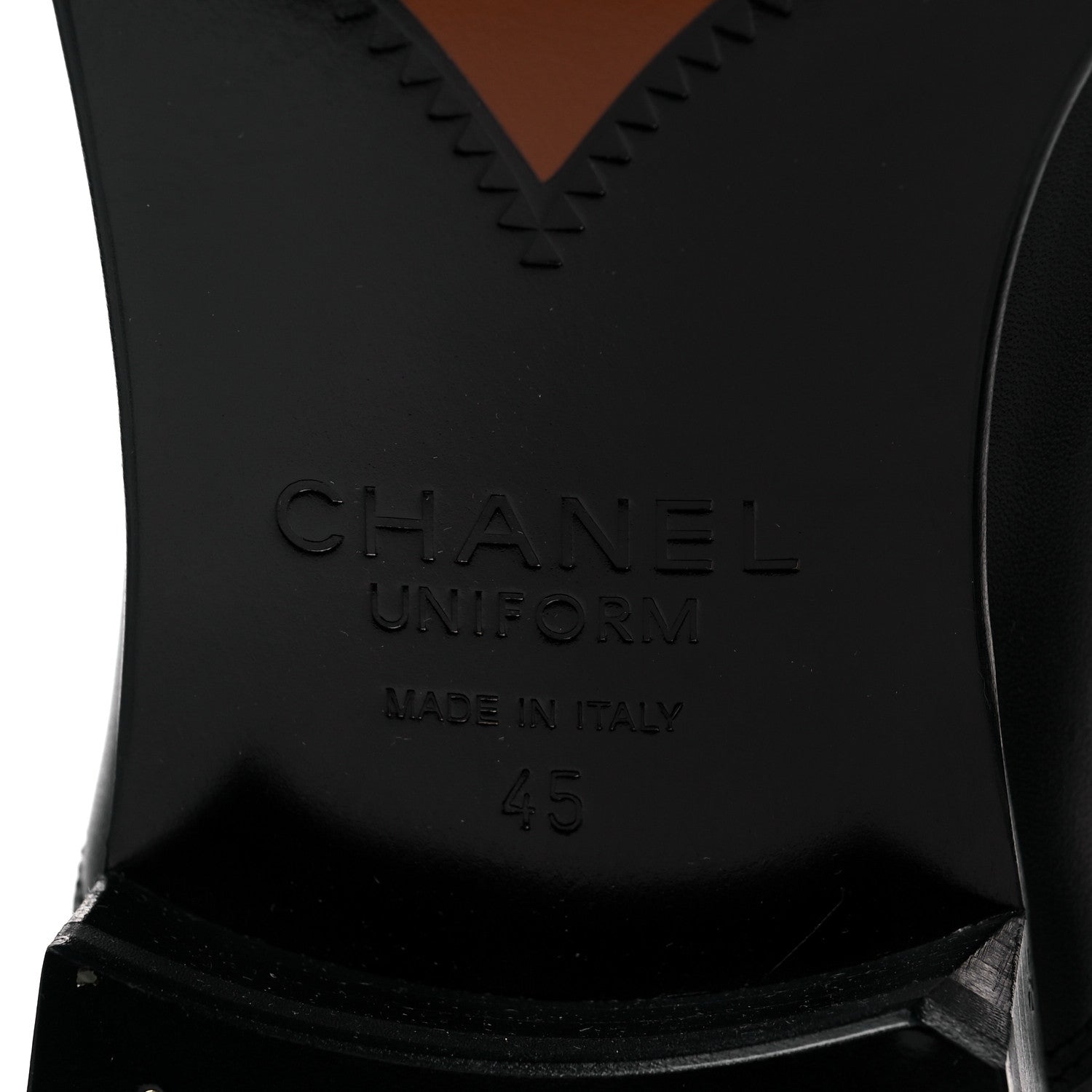 Chanel Smooth Calfskin Mens Loafers 45 Black 6 of 7