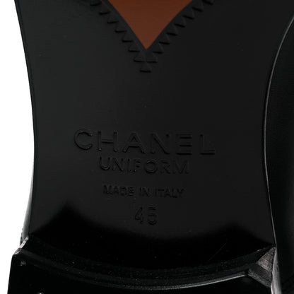 Chanel Smooth Calfskin Mens Loafers 45 Black 6 of 7