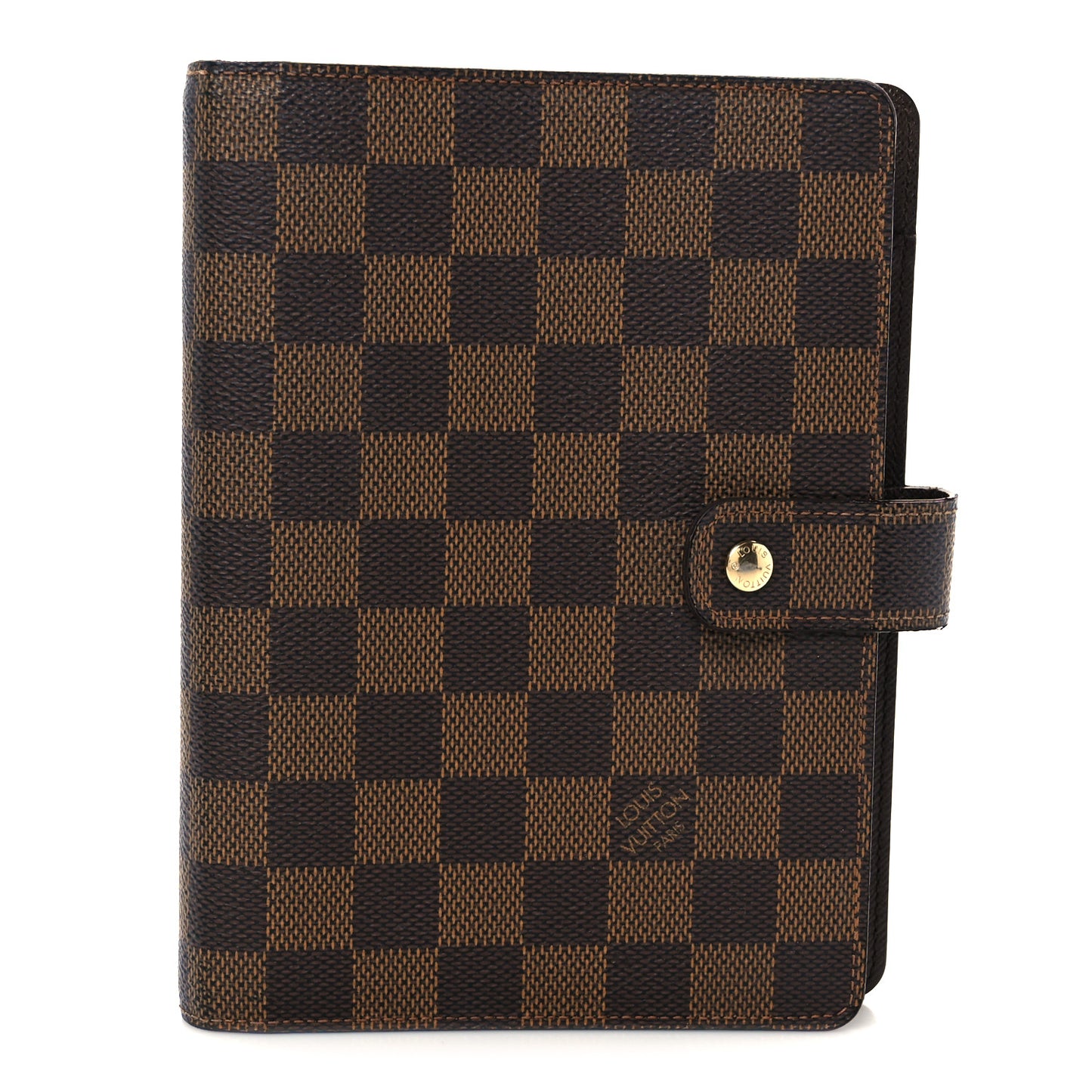 Damier Ebene Medium Ring Agenda Cover