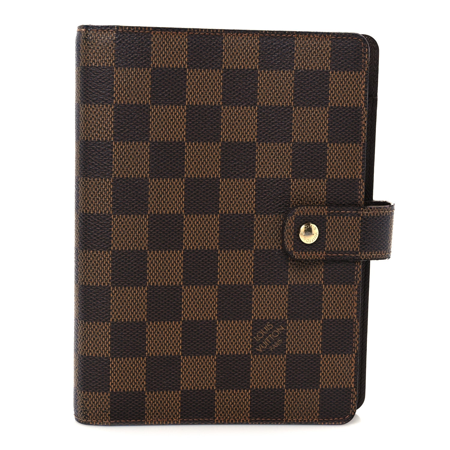 Louis Vuitton Damier Ebene Medium Ring Agenda Cover 1 of 16