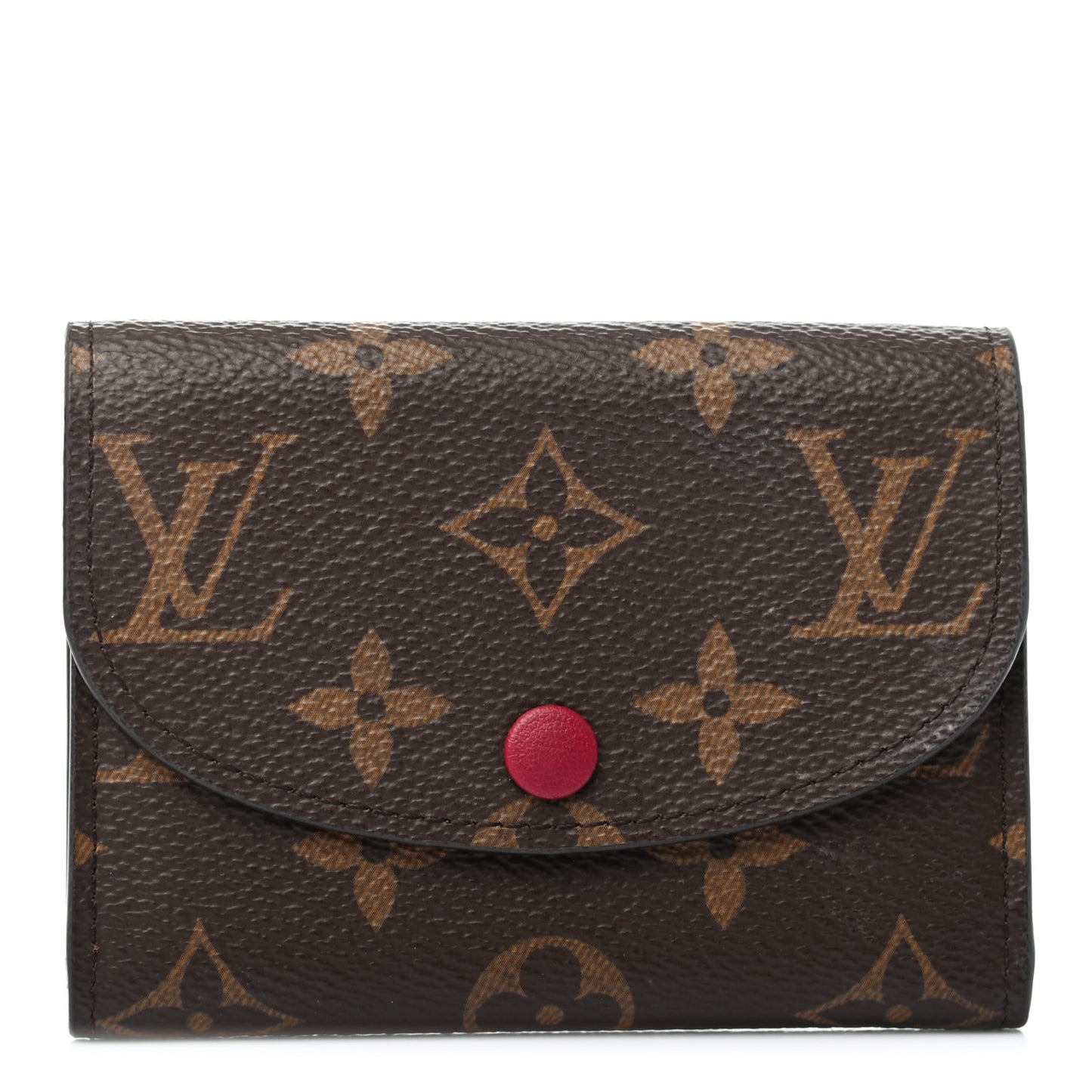 Monogram Rosalie Coin Purse Fuchsia