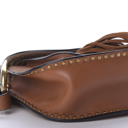 Chloe Calfskin Braided Small Hudson Shoulder Bag Caramel 6 of 8