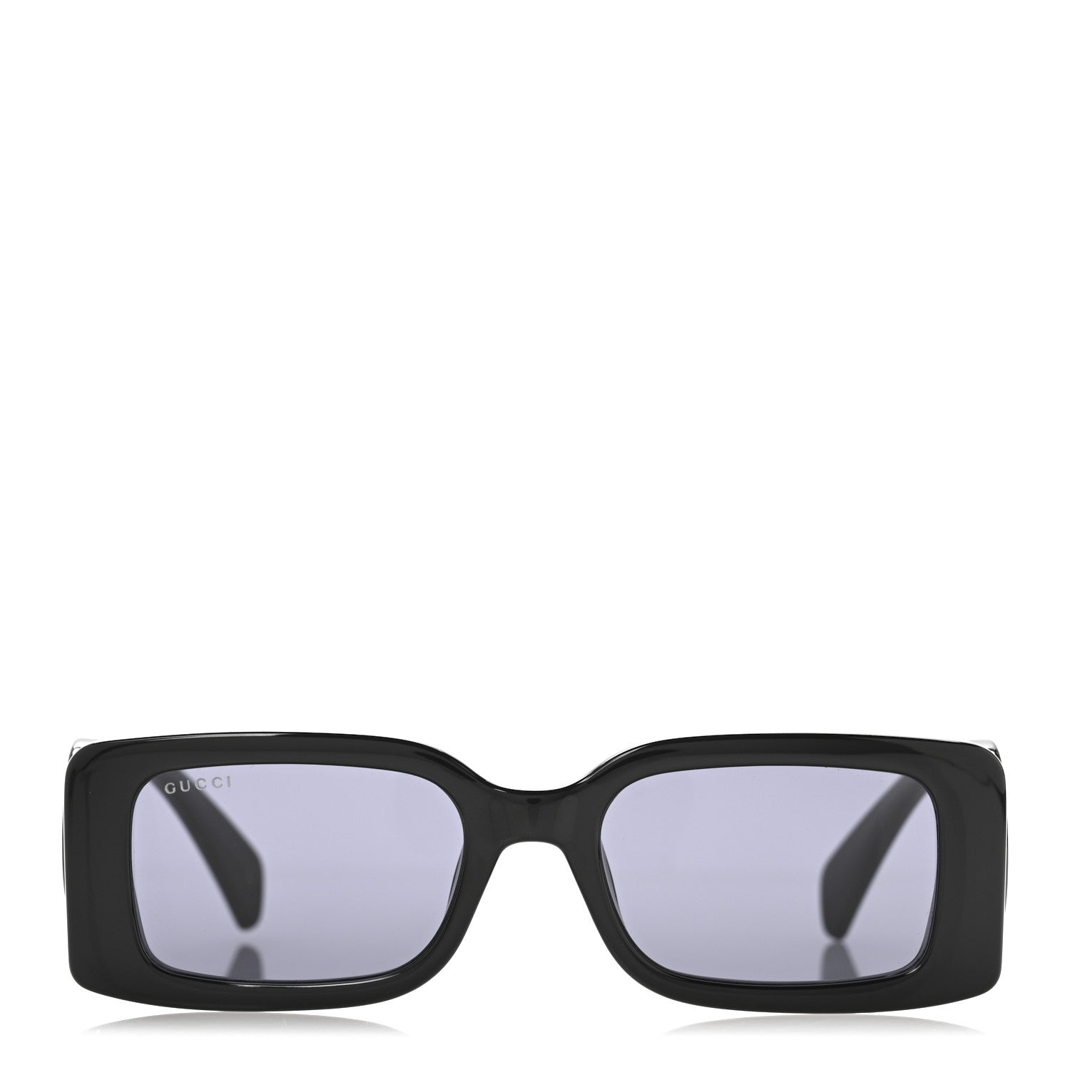 Gucci Acetate Chaise Rectangle Frame Sunglasses GG1325S Black 2 of 8