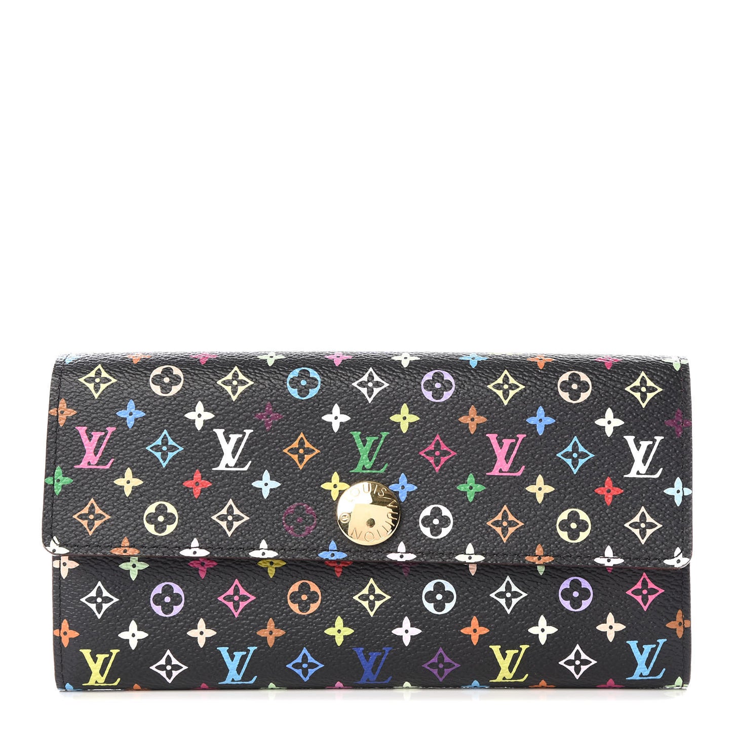 Monogram Multicolor Sarah Wallet Black Grenade