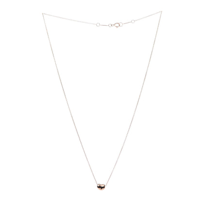 Tiffany 18K Rose Gold 7mm Elsa Peretti Bean Pendant Necklace 3 of 8