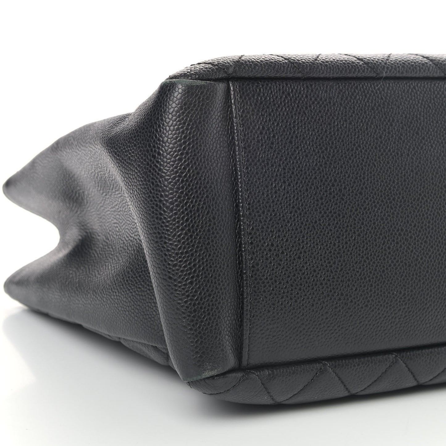 Caviar Quilted Grand Shopping Tote GST Black