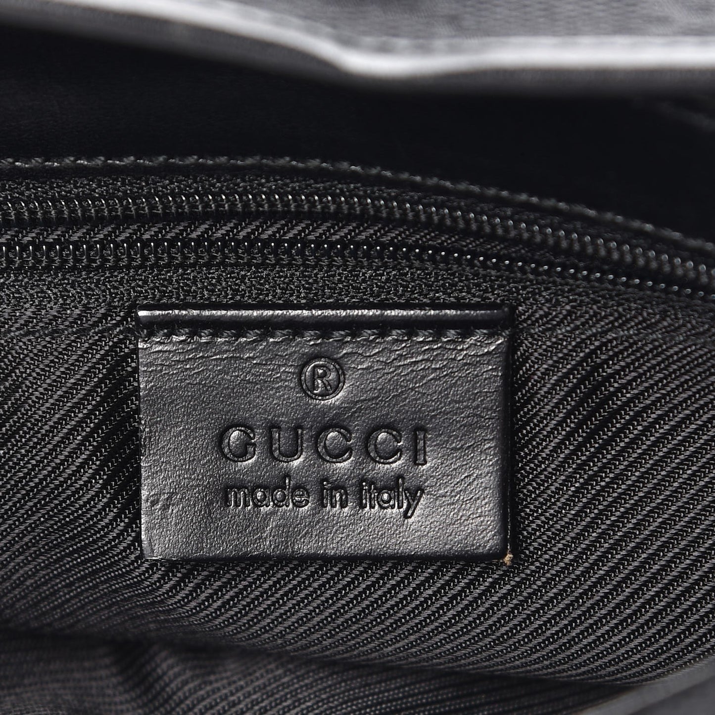 GG Monogram Web Flight Belt Bag Black