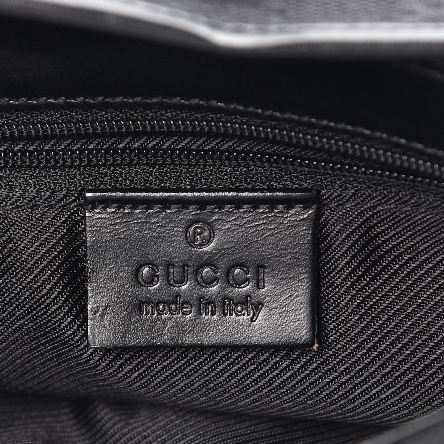 Gucci GG Monogram Web Flight Belt Bag Black 6 of 7