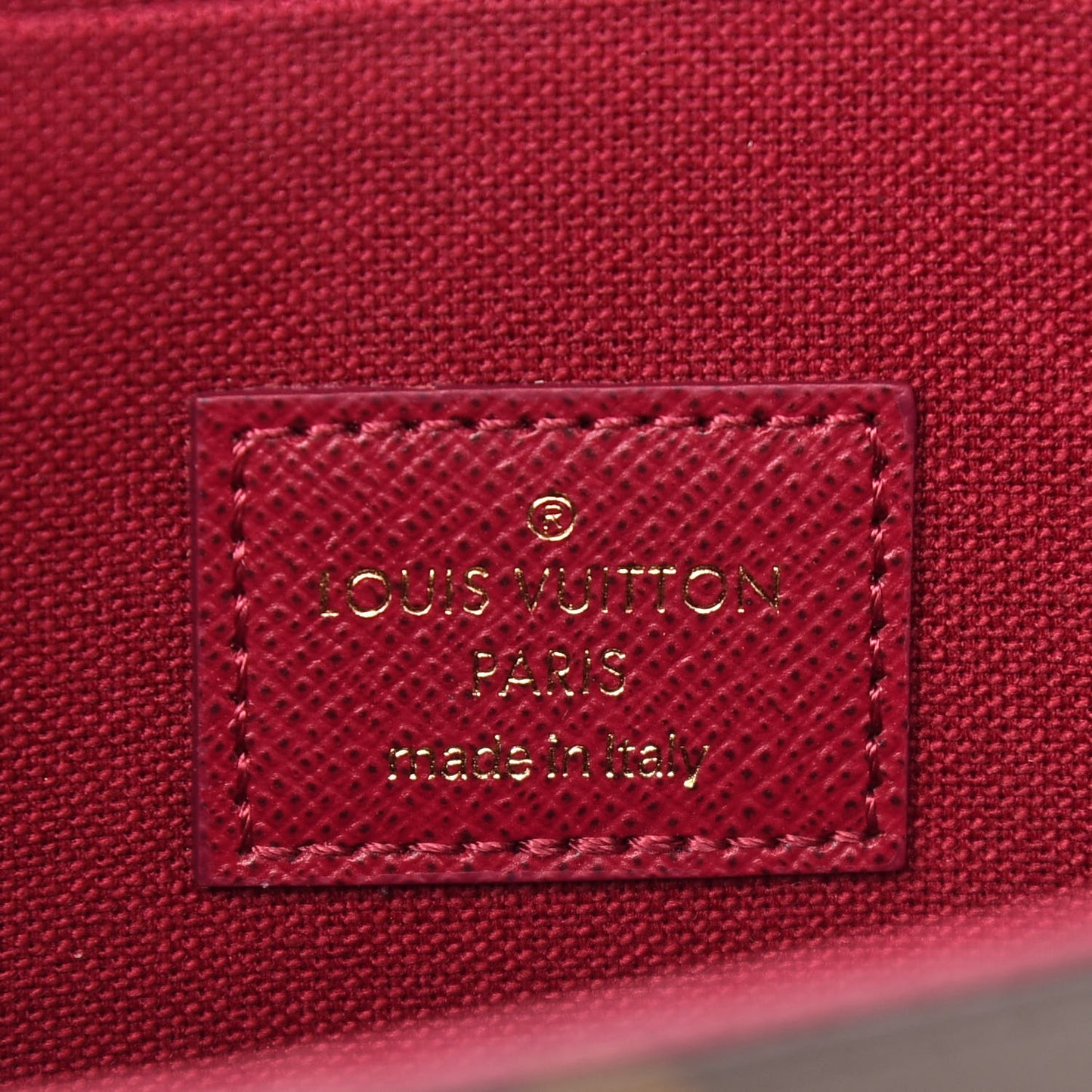 Monogram Pochette Felicie Chain Wallet Fuchsia