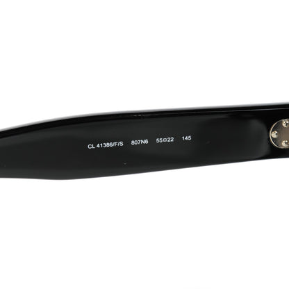 Celine New Audrey Sunglasses CL 41386/F/S Black 4 of 6