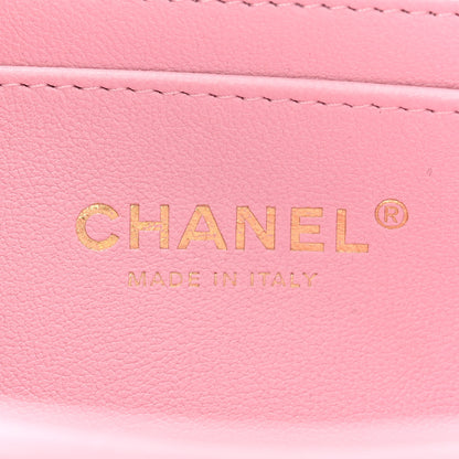 Chanel Lambskin Quilted Mini Rectangular Flap Light Pink 6 of 11