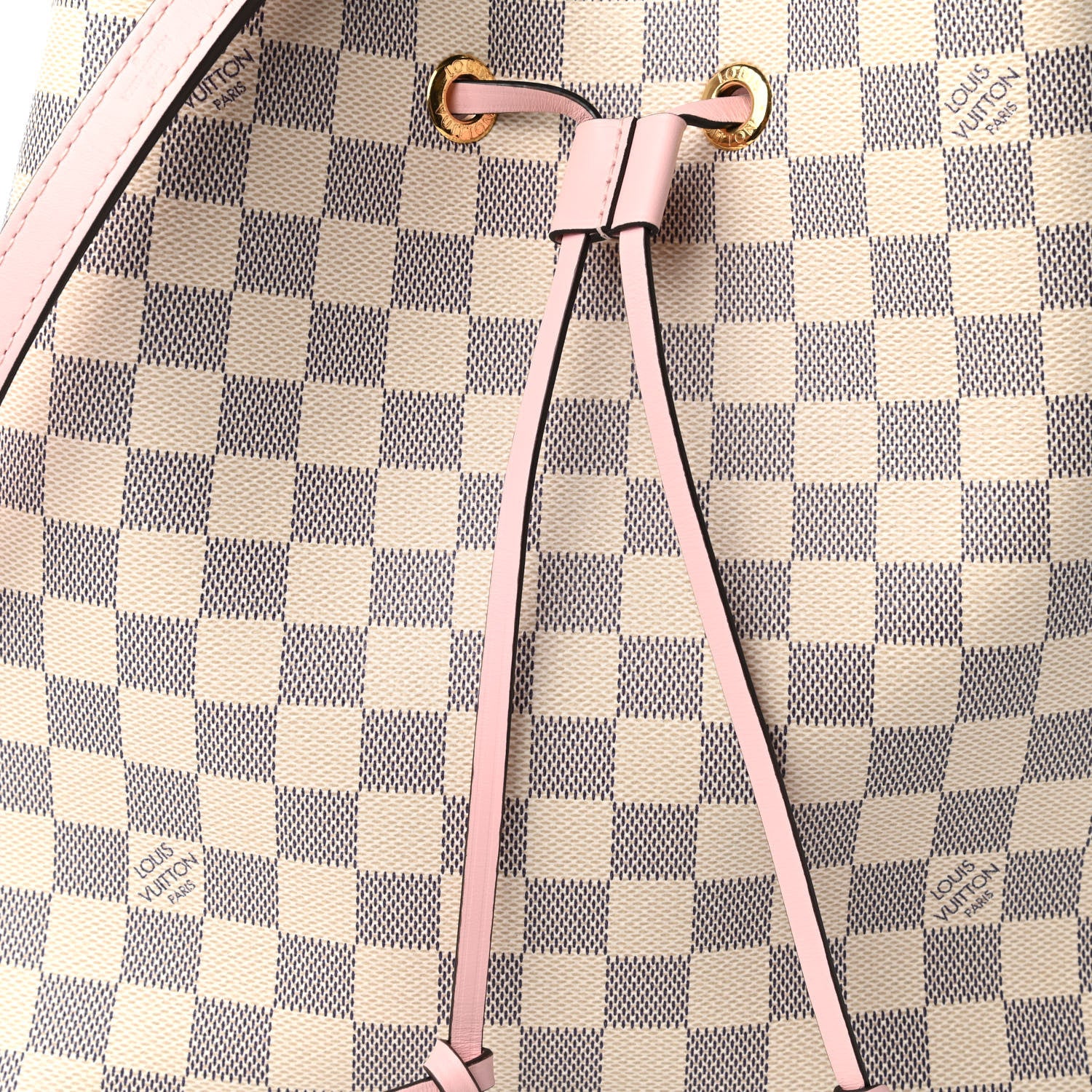 Louis Vuitton Damier Azur Neonoe MM Eau De Rose 9 of 9