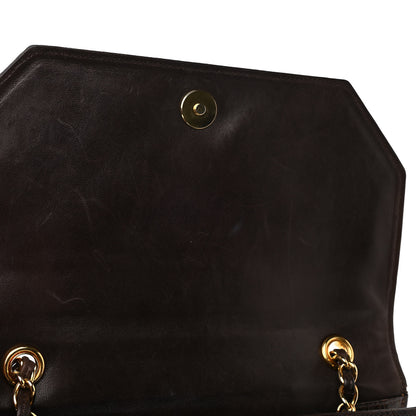 Chanel Alligator Small Single Flap Dark Brown 11 of 14