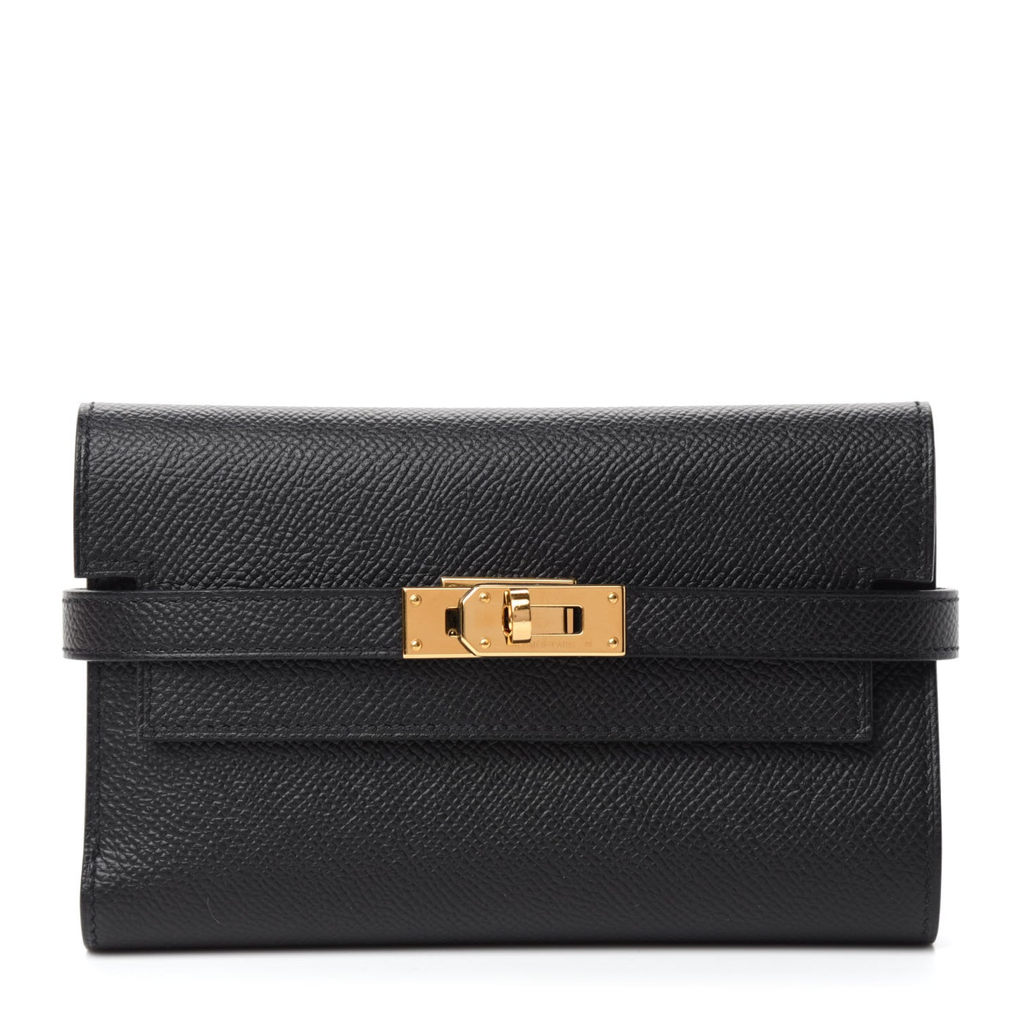Epsom Medium Kelly Wallet Black