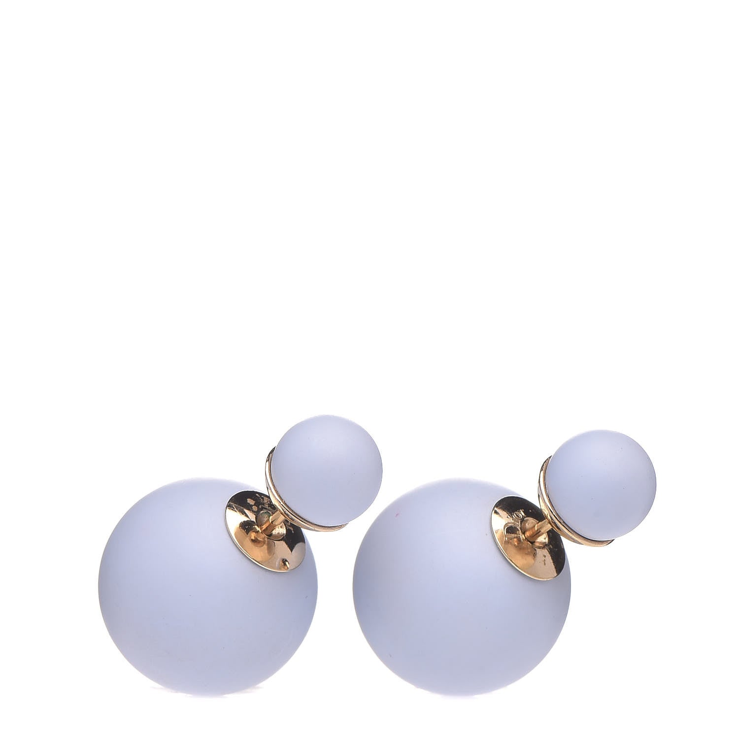Christian Dior Mise En Dior Tribal Earrings Light Blue 1 of 4