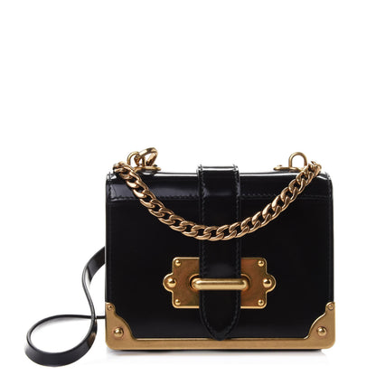 Prada Spazzolato Micro Cahier Bag Black 1 of 4