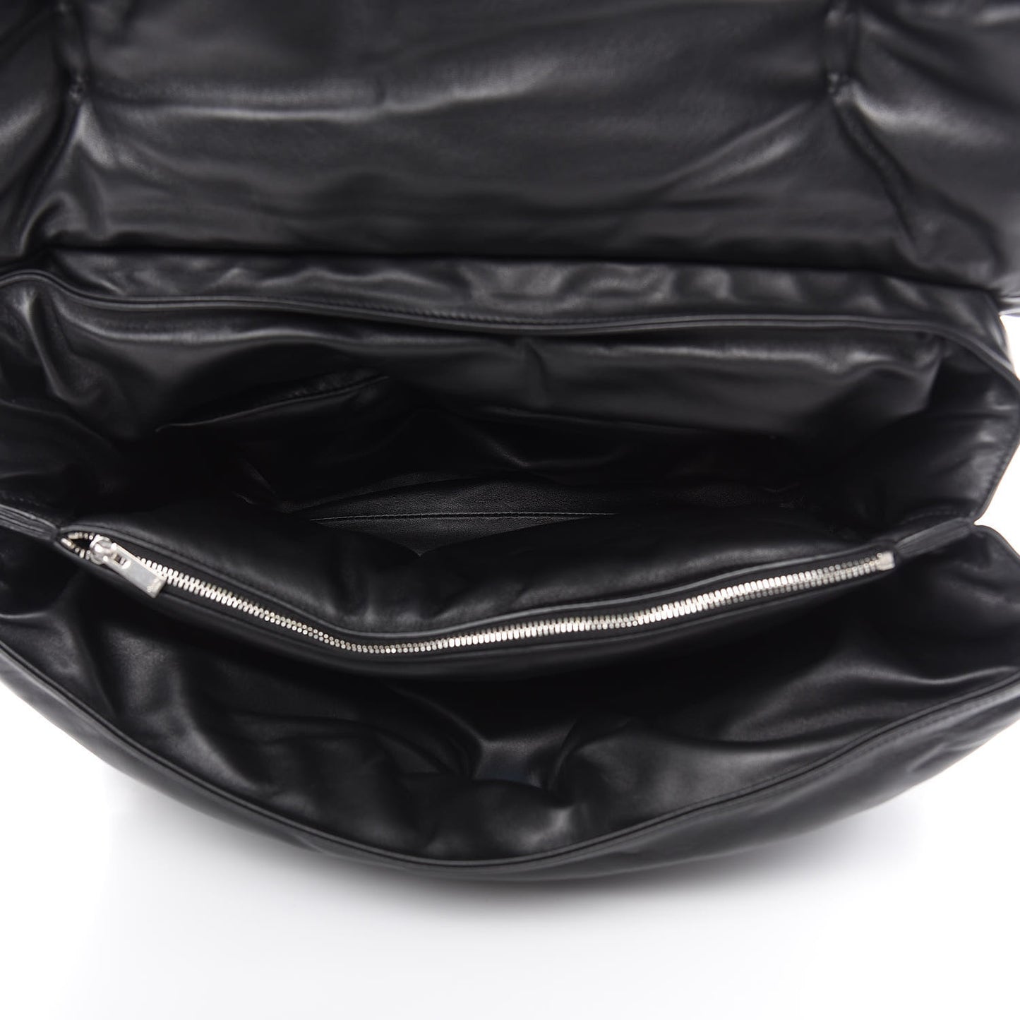 Smooth Lambskin Cartable Pillow Flap Black