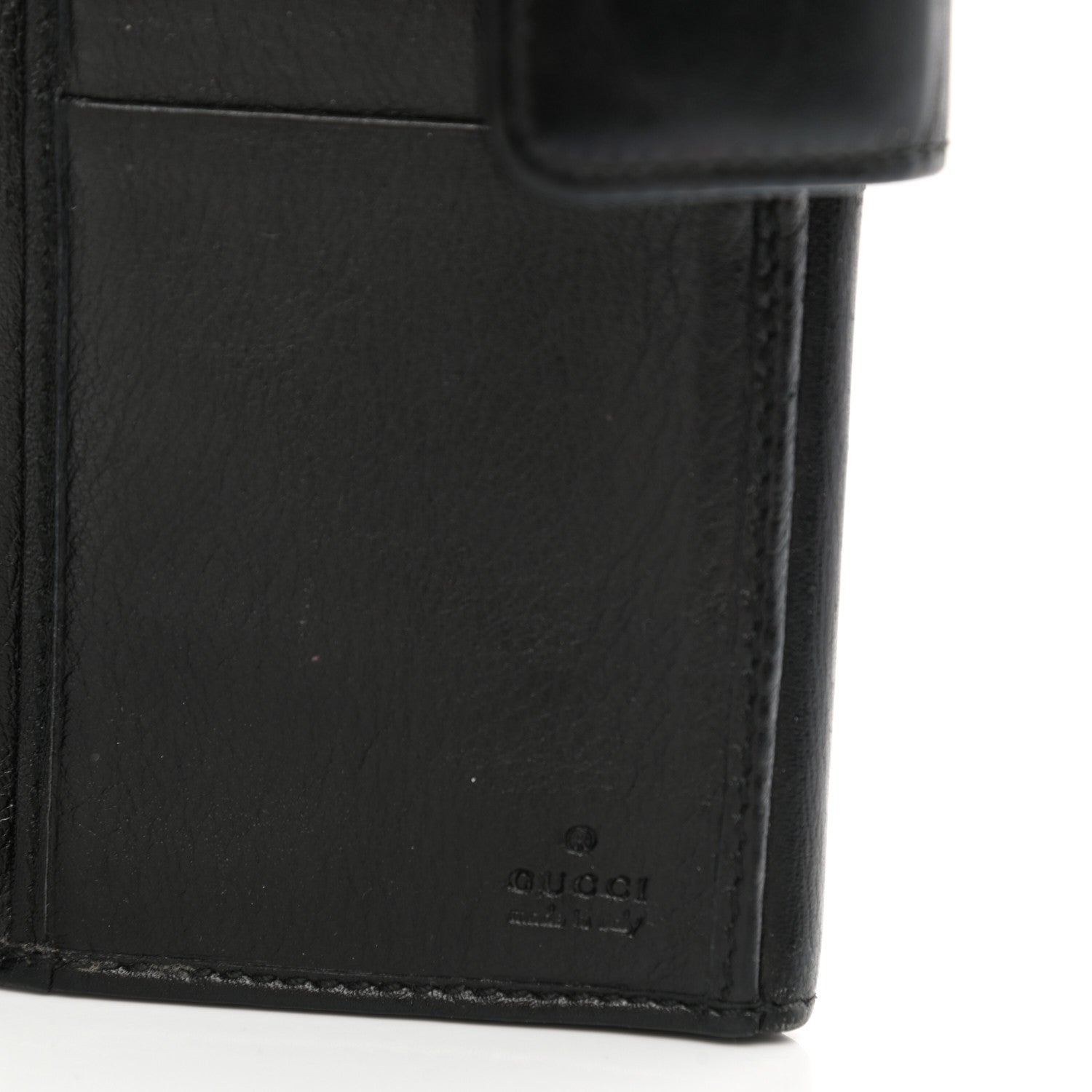 Gucci Calfskin Britt Continental Wallet Black 7 of 10